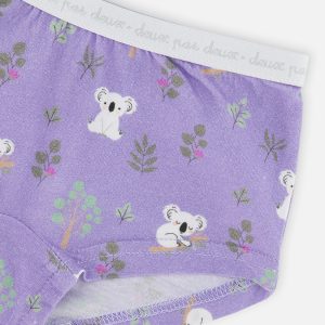 Boyshort Panty Pack Of 3 Pink Floral Prints - Image 4