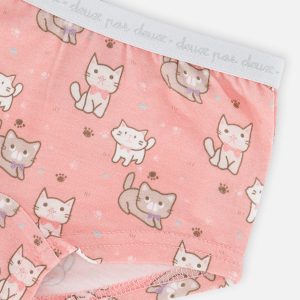 Boyshort Panty Pack Of 3 Pink Floral Prints - Image 5