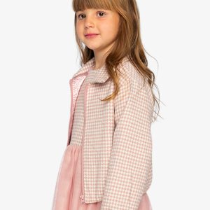 Bomber Jacket Pink Houndstooth - Image 4