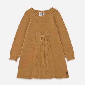 Knitted Dress Brown Cinnamon