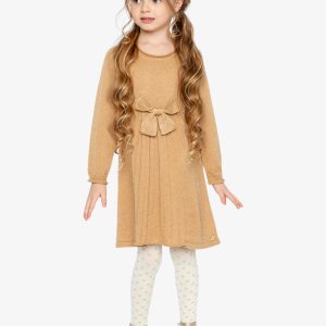 Knitted Dress Brown Cinnamon - Image 2