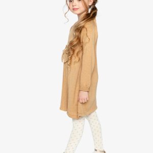 Knitted Dress Brown Cinnamon - Image 4
