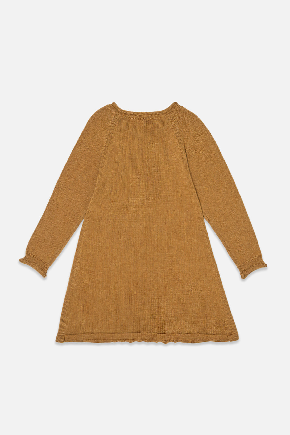 Knitted Dress Brown Cinnamon - Image 3