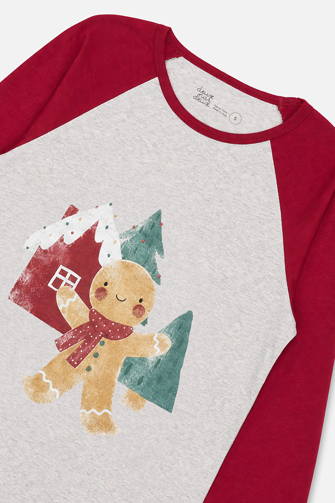 Men Two Piece Christmas Pajama Set Holiday Print - Image 3