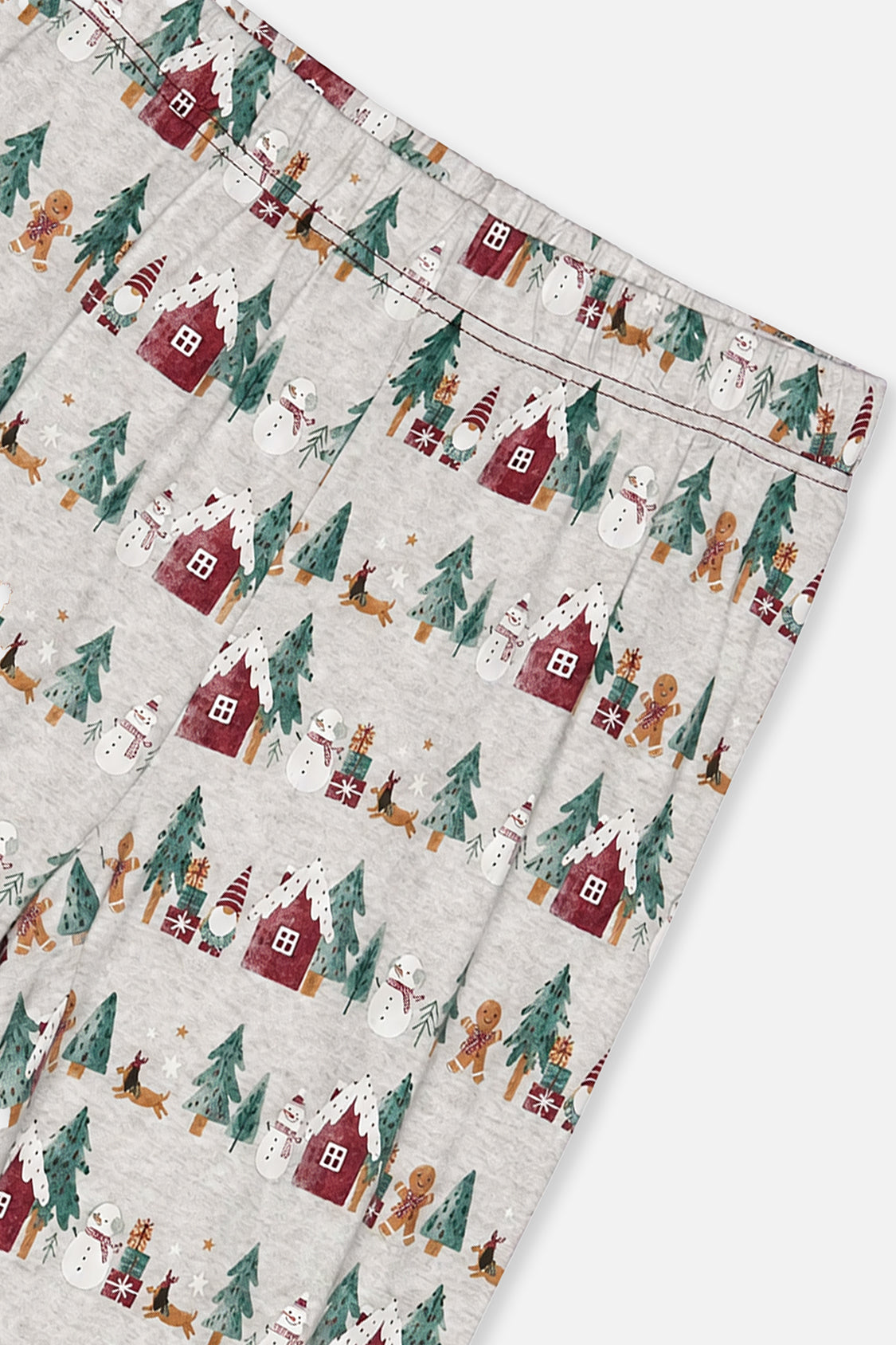 Men Two Piece Christmas Pajama Set Holiday Print - Image 4