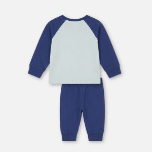 Alternative view of Baby Organic Cotton T-Shirt & Pant Set Very Pale Turquoise