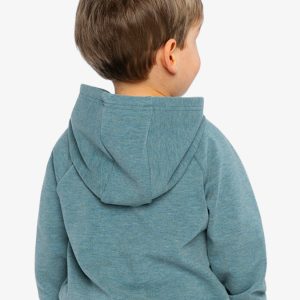Hoodie With Screenprint Pale Turquoise - Image 5
