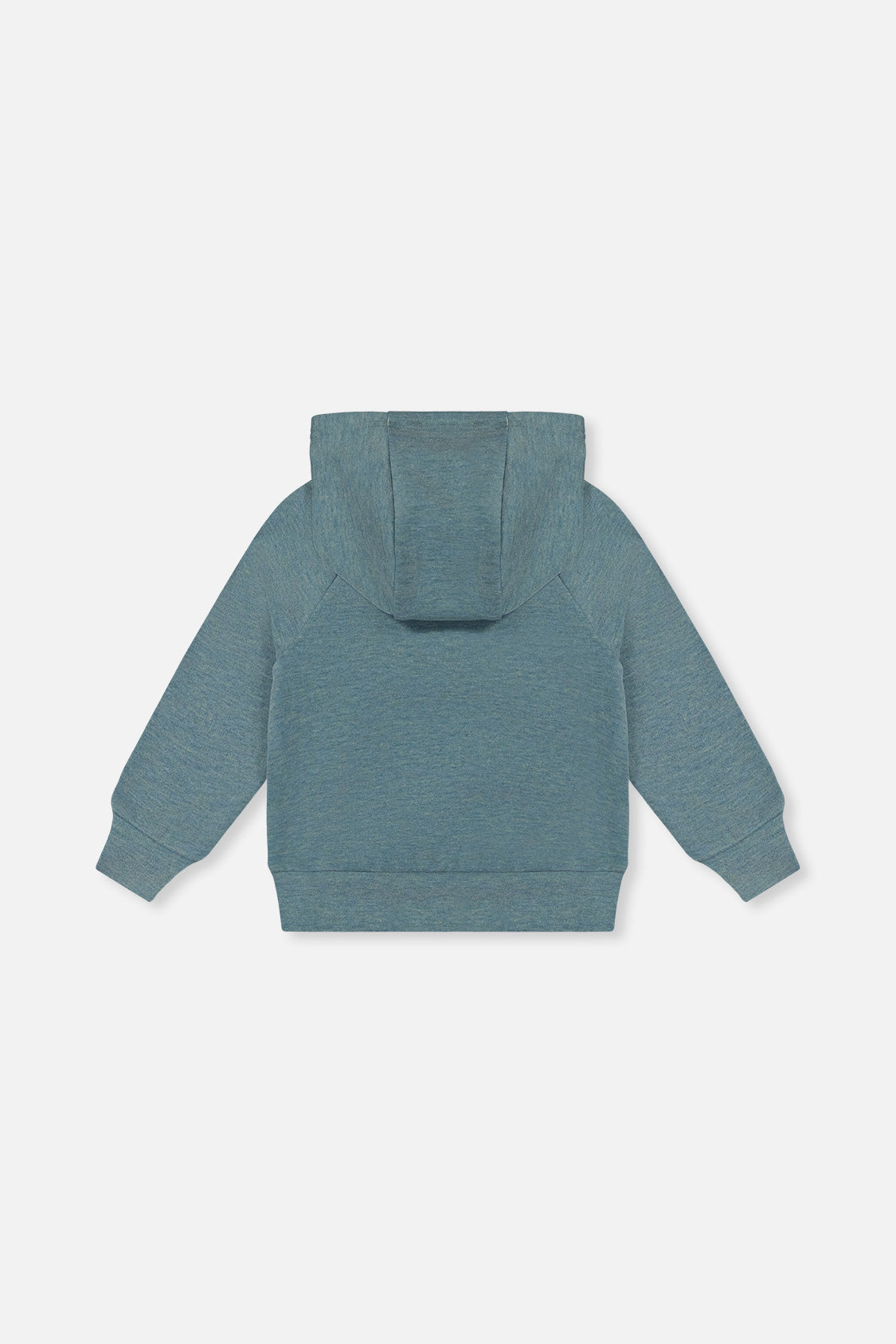 Hoodie With Screenprint Pale Turquoise - Image 4