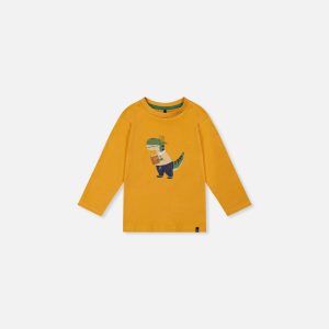 Baby Long Sleeve Organic Cotton T-Shirt Mustard Yellow
