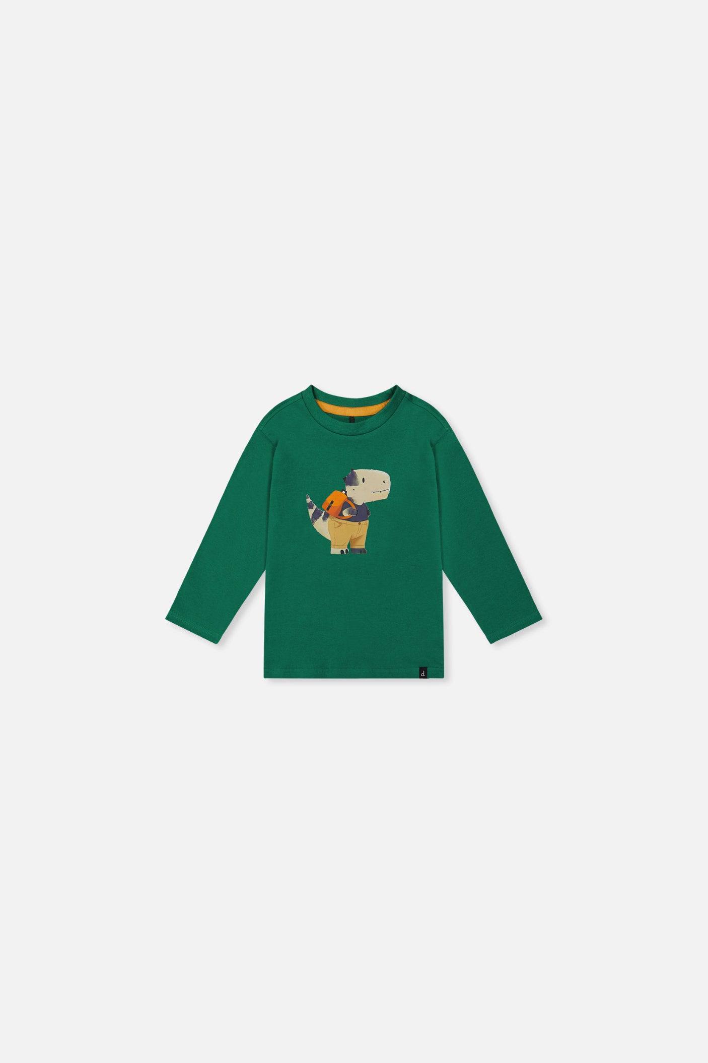 Baby Long Sleeve Organic Cotton T-Shirt Green