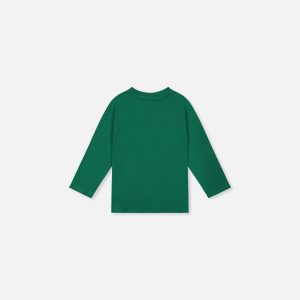 Alternative view of Baby Long Sleeve Organic Cotton T-Shirt Green
