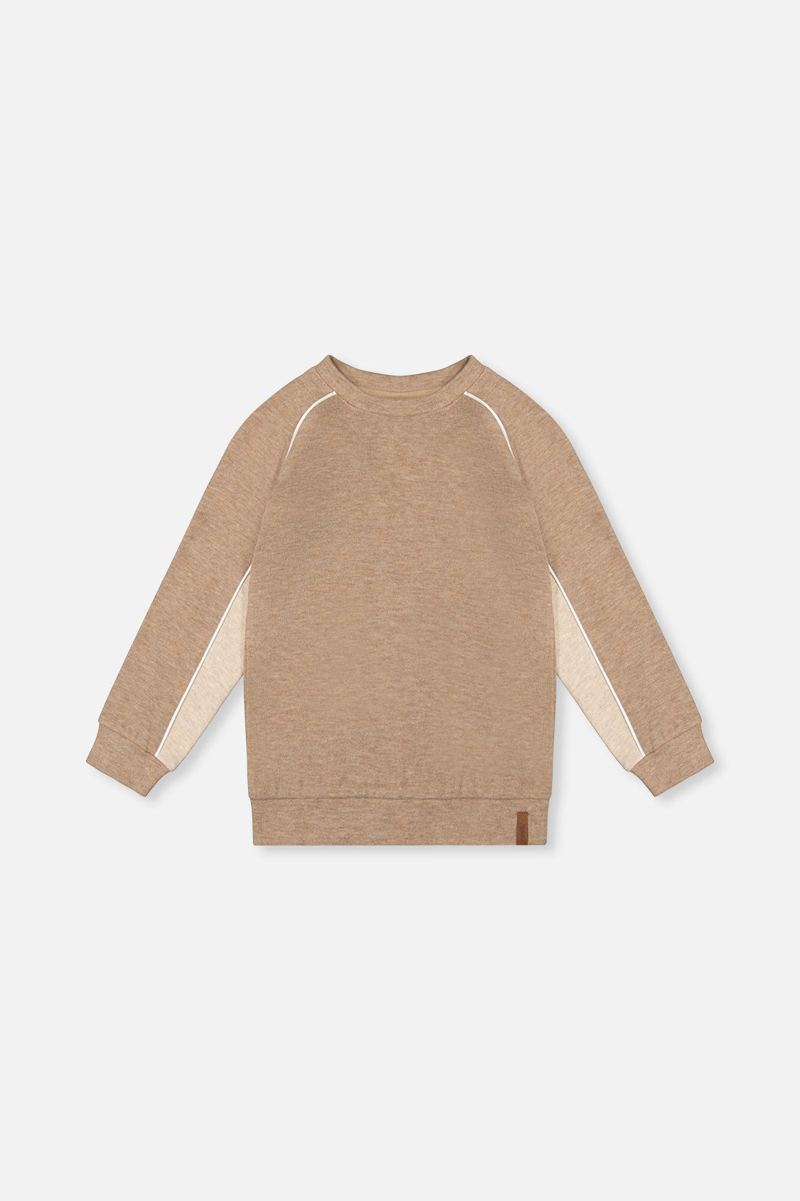Brushed Jersey Top With Raglan Sleeves Taupe - Image 11