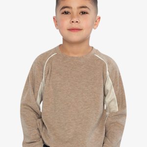 Alternative view of Brushed Jersey Top With Raglan Sleeves Taupe