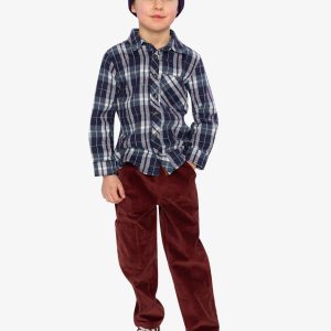 Flannel Shirt Blue And White Plaid - Image 5