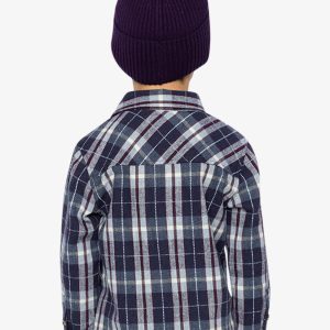 Flannel Shirt Blue And White Plaid - Image 4