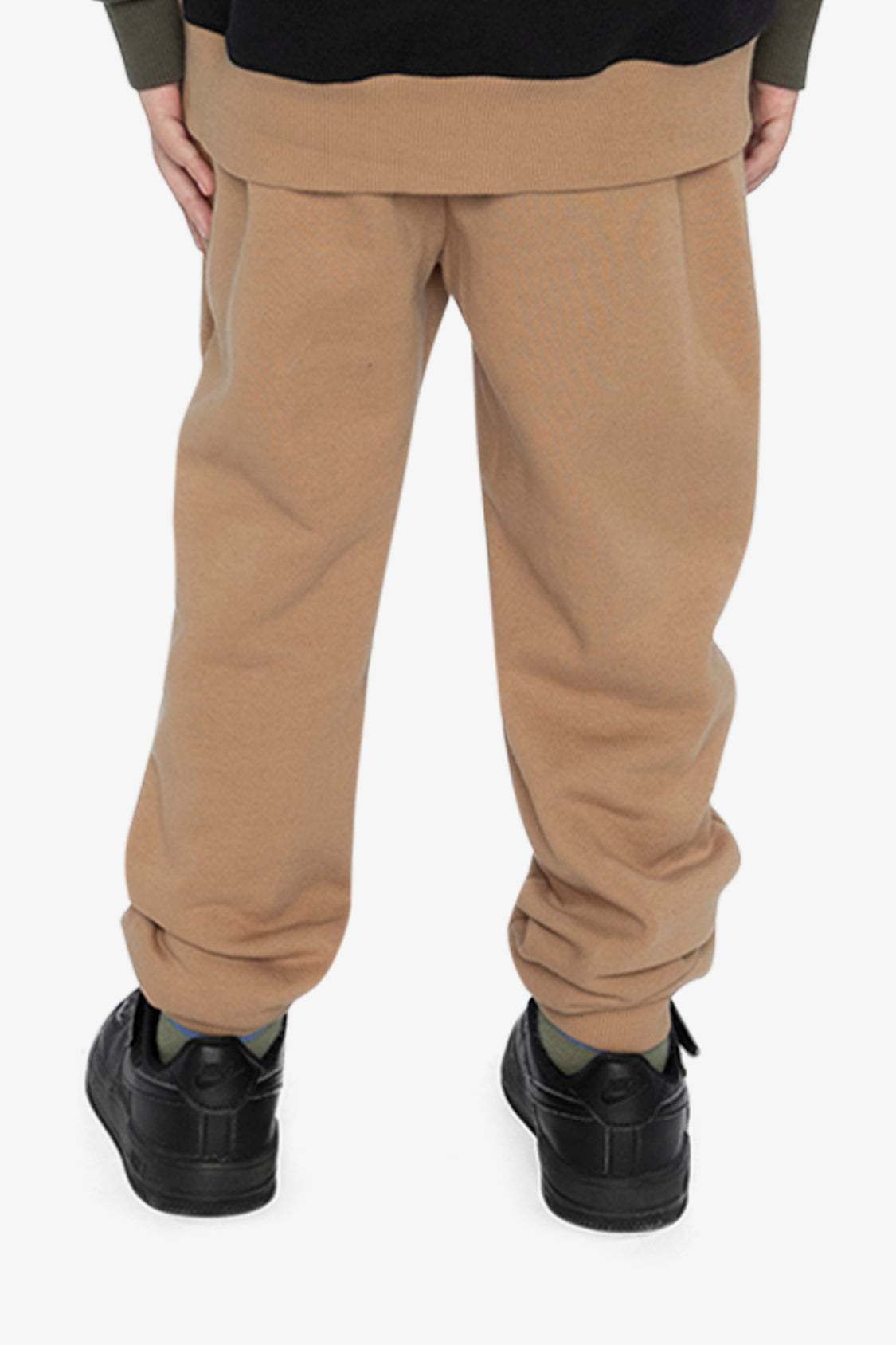 Fleece Sweatpants With Pockets Brown Tannin - Image 4