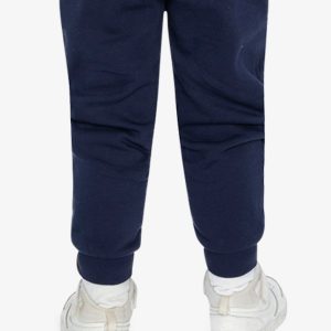 Fleece Sweatpants With Pockets Dark Blue - Image 4