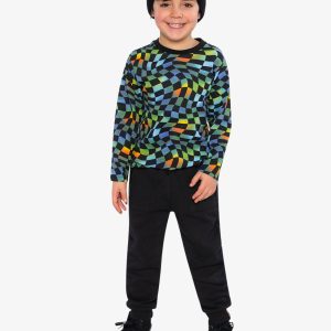 Fleece Sweatpants With Pockets Black - Image 5