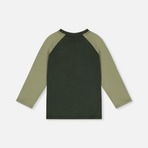 Raglan T-Shirt Dark Turquoise - Image 4