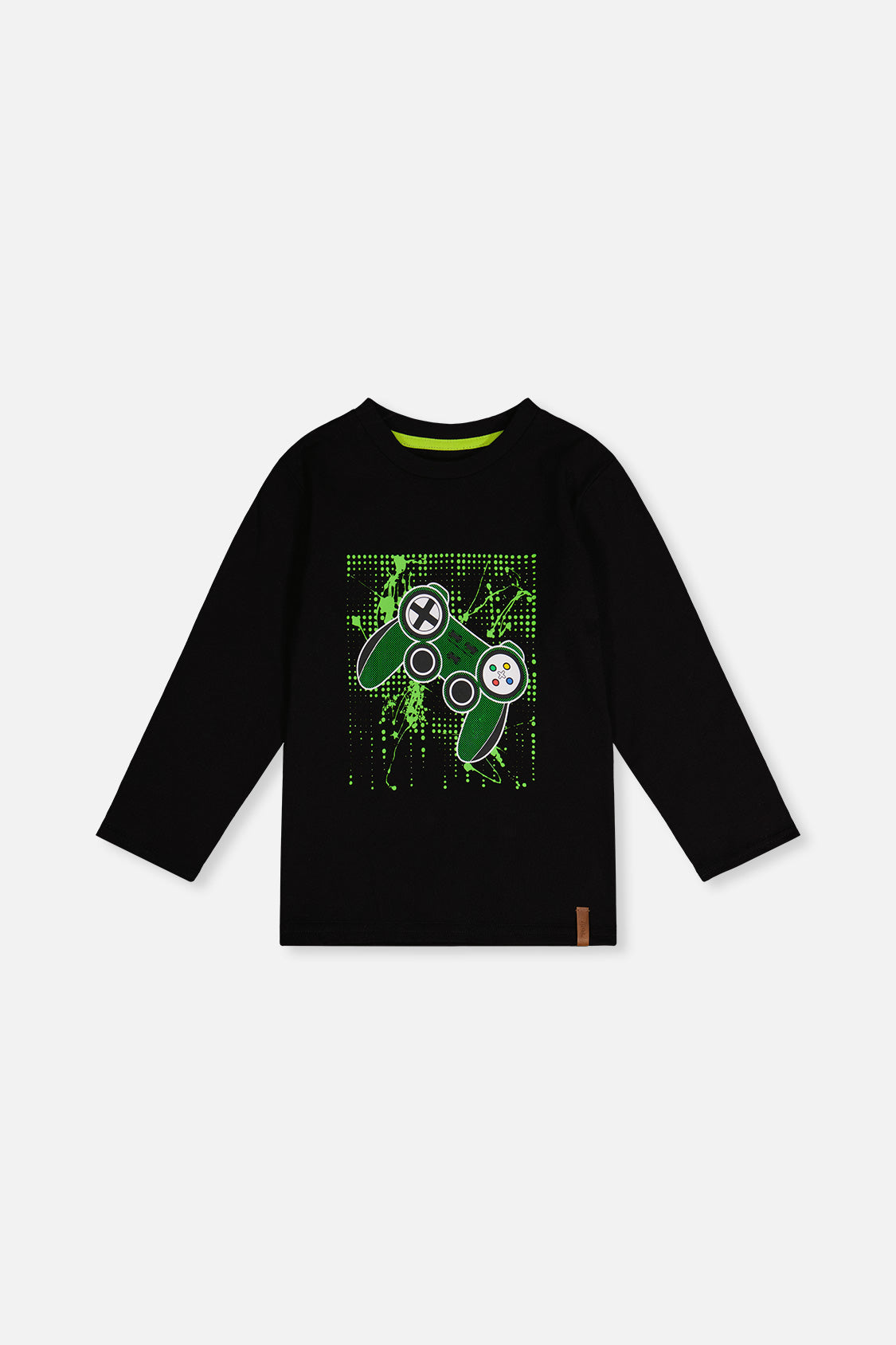 Long Sleeve T-Shirt Black And Green - Image 10