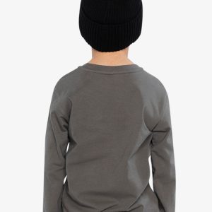 Long Sleeve Organic Cotton T-Shirt Dark Grey - Image 5