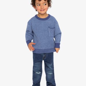 Knit Sweater Blue - Image 5