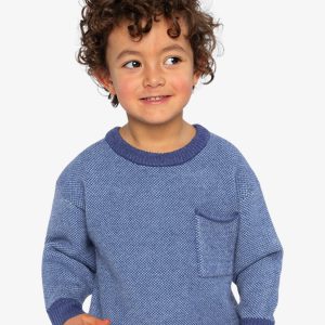 Knit Sweater Blue - Image 2