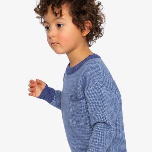 Knit Sweater Blue - Image 3