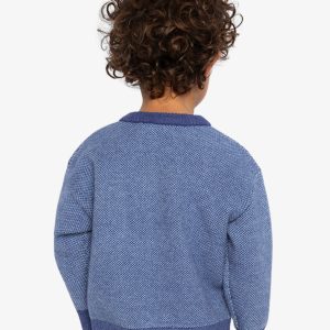 Knit Sweater Blue - Image 4