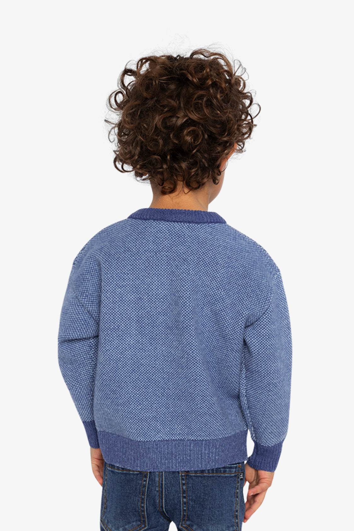 Knit Sweater Blue - Image 4