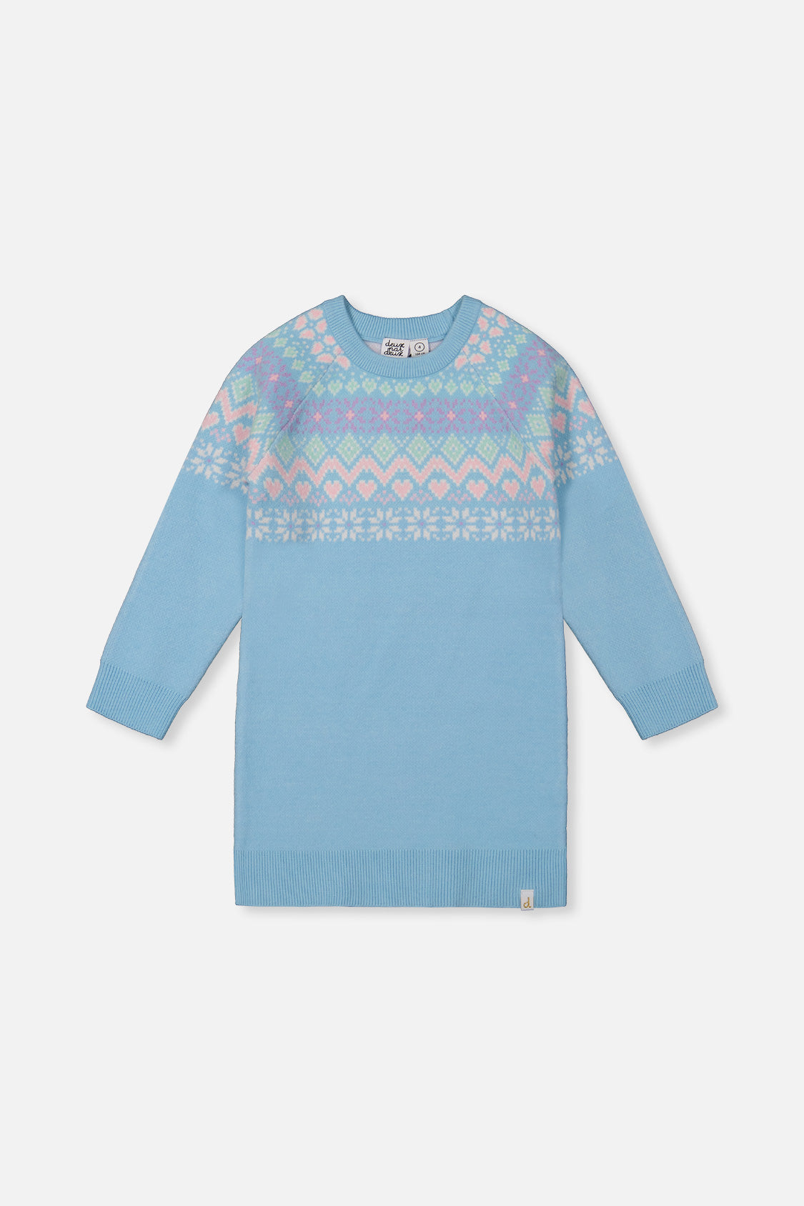 Knit Dress Light Blue