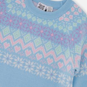 Knit Dress Light Blue - Image 3