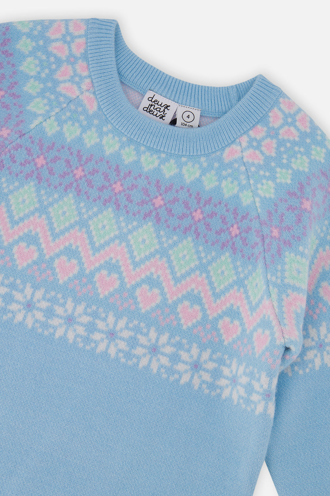 Knit Dress Light Blue - Image 3