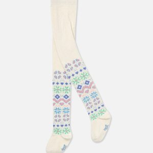 Tights Beige And Multicolored