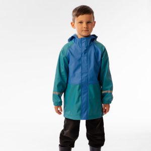 Alternative view of Rain Jacket Dark Turquoise