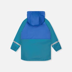 Rain Jacket Dark Turquoise - Image 3