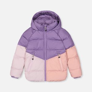 Color-Block Winter Jacket Violet - Image 15