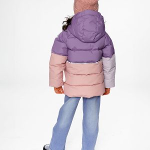 Color-Block Winter Jacket Violet - Image 5