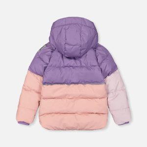 Color-Block Winter Jacket Violet - Image 3