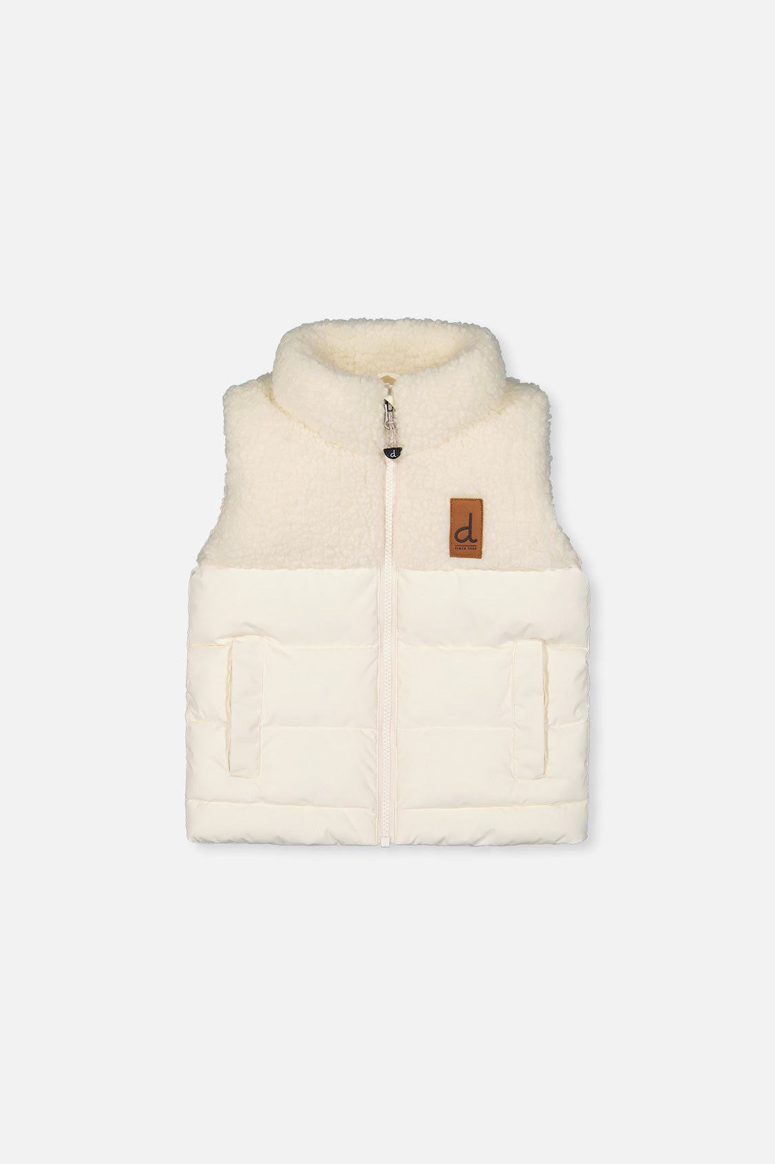Sleeveless Mid-Season Vest Off-White - Image 15