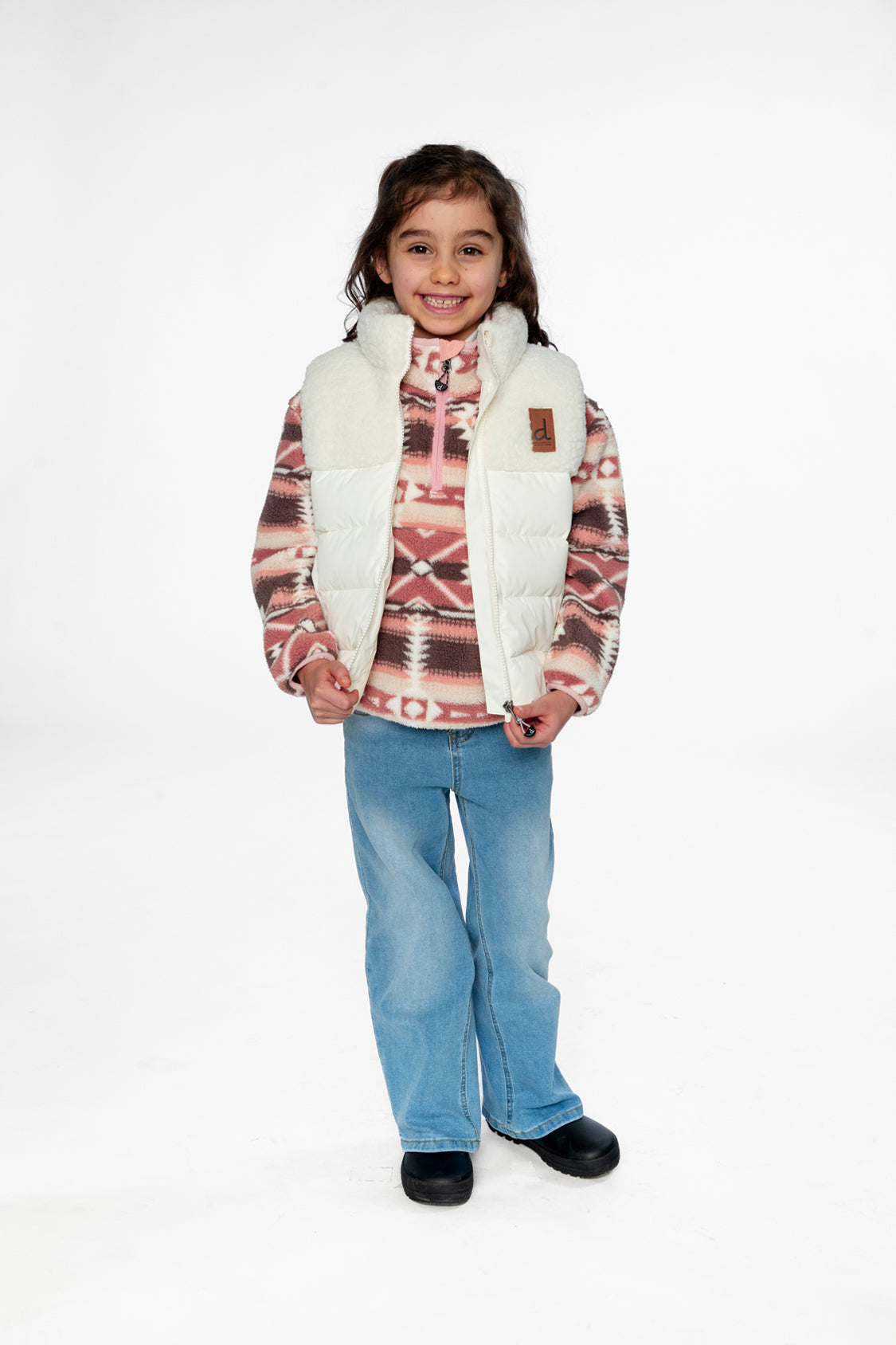 Sleeveless Mid-Season Vest Off-White - Image 2