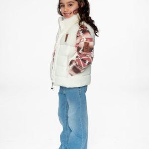 Sleeveless Mid-Season Vest Off-White - Image 3