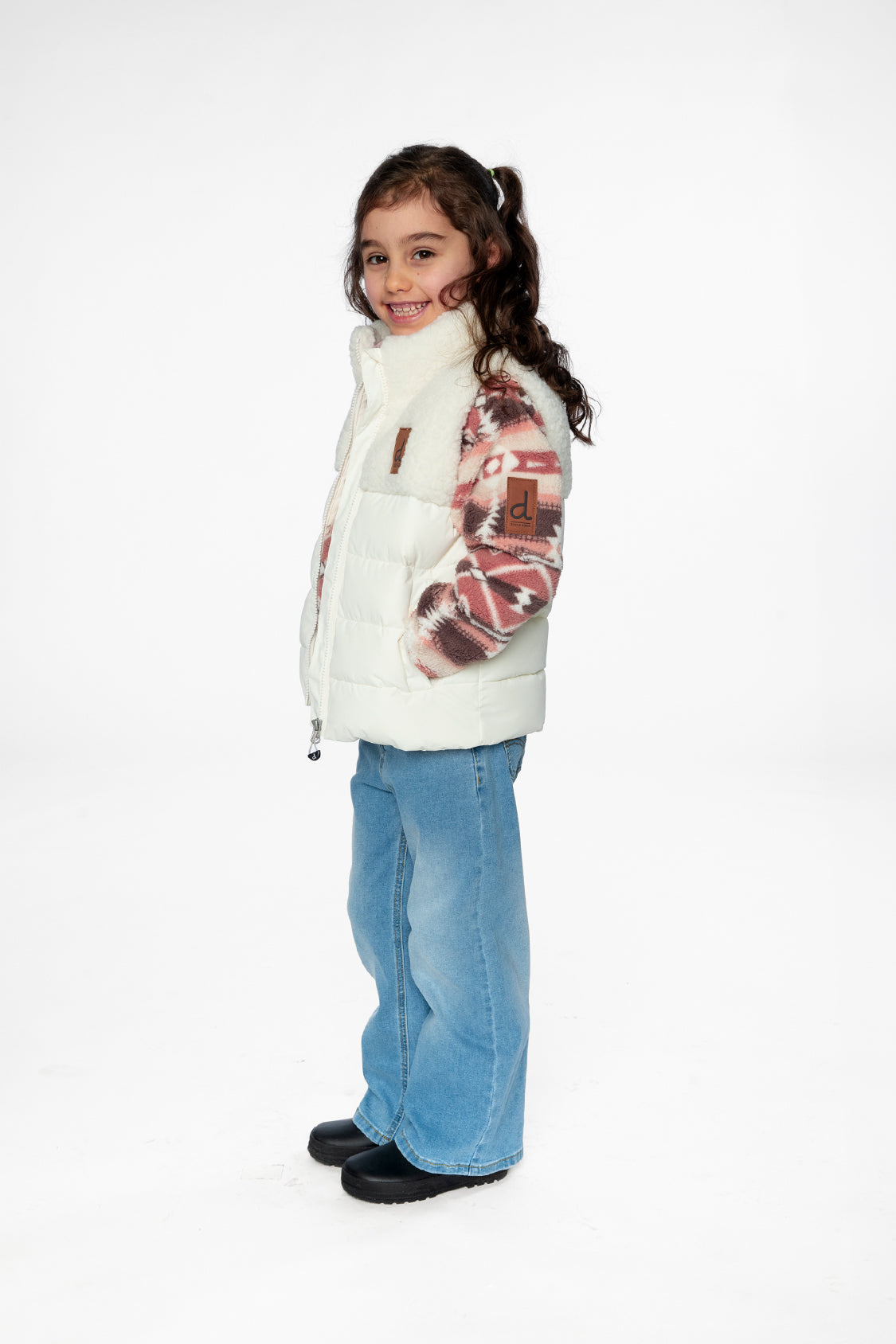 Sleeveless Mid-Season Vest Off-White - Image 3