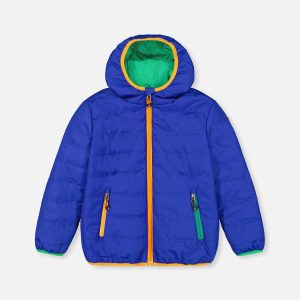 Quilted Mid-Season Jacket Royal Blue
