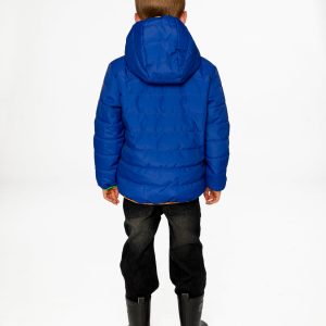 Quilted Mid-Season Jacket Royal Blue - Image 4
