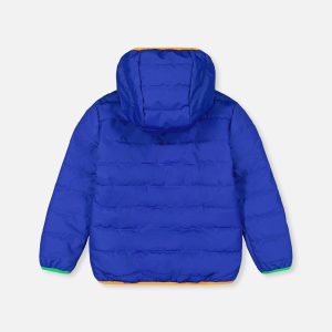 Quilted Mid-Season Jacket Royal Blue - Image 5