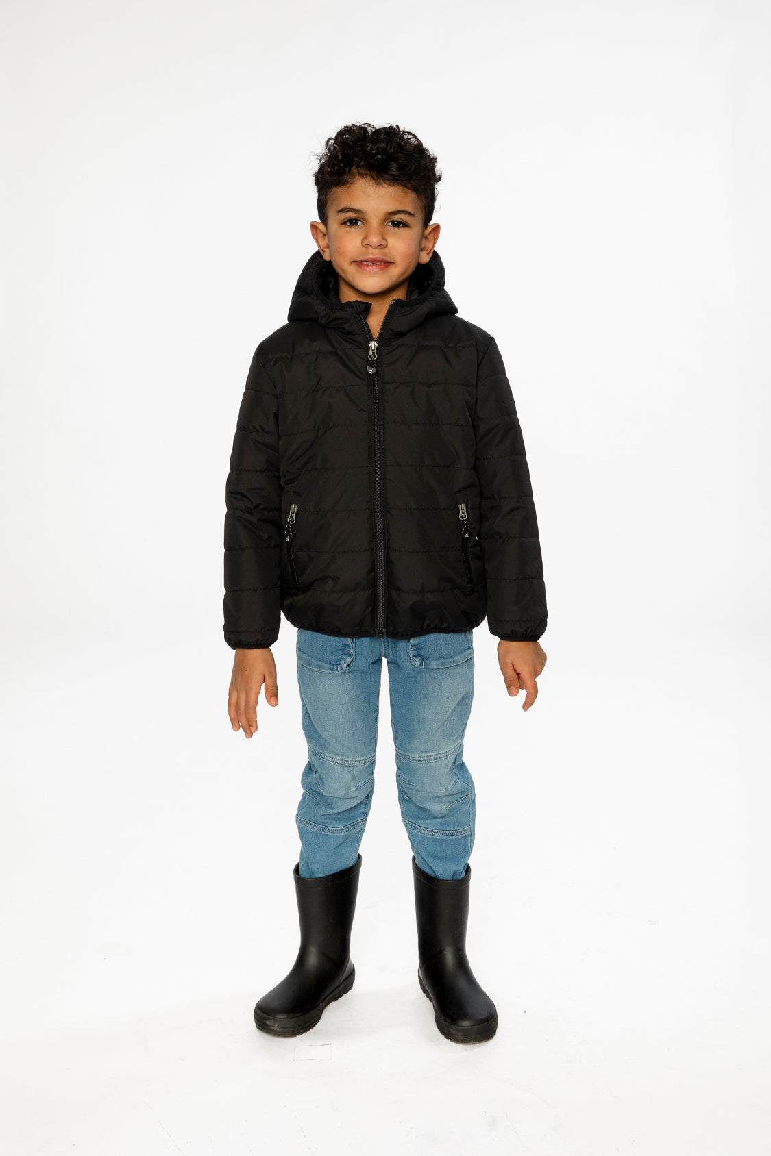 Insulating Quilted Mid-Season Jacket Black - Image 2