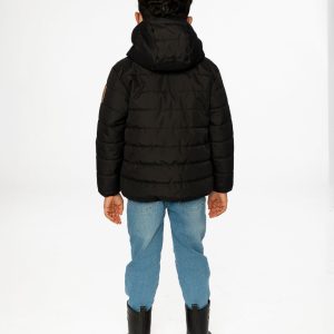Insulating Quilted Mid-Season Jacket Black - Image 4