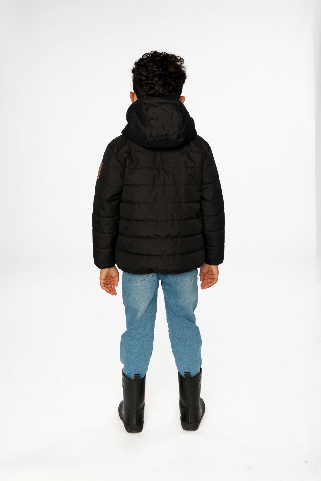 Insulating Quilted Mid-Season Jacket Black - Image 4