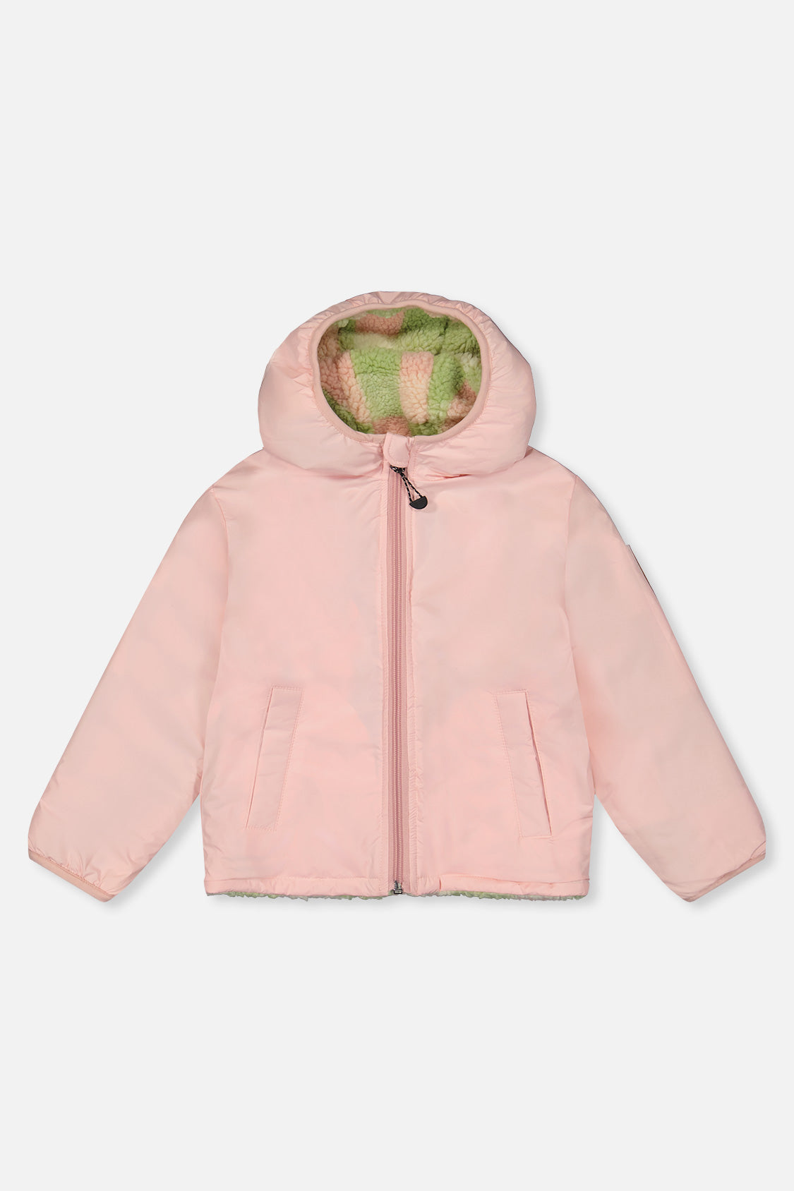 Baby Reversible Mid-Season Jacket Pale Dusty Pink - Image 3